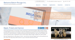 Desktop Screenshot of belzonabatonrouge.com